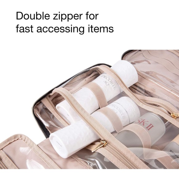 Toiletry Bag Travel Hanging Hook Waterresistant Makeup Cosmetic bag - Picture 5 of 7